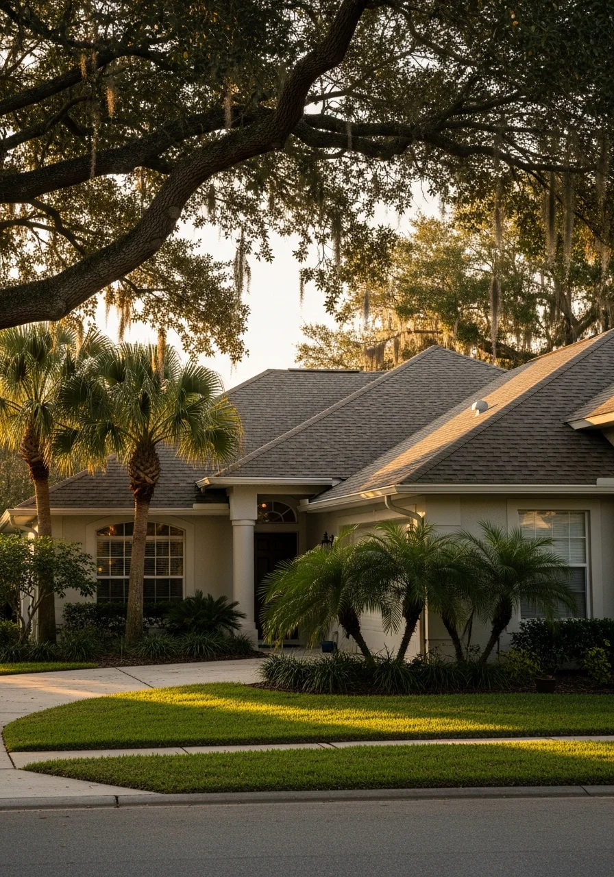 Bradenton property exterior showing well-maintained home and landscaping in residential area.